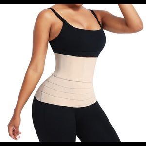 Snatch me up bandage wrap waist trainer.
